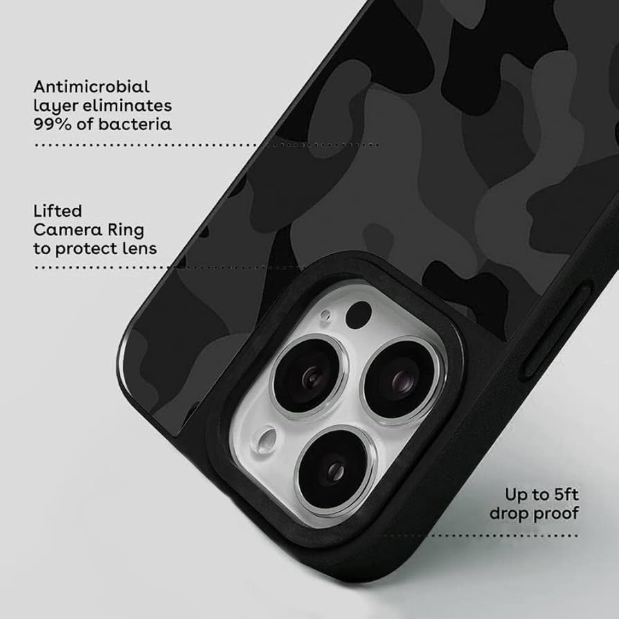 Leather Camouflage Phone Case